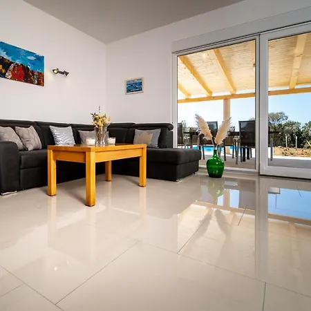 빌라 Sea View *big Pool * Bbq * Direct Sea Access Kampor