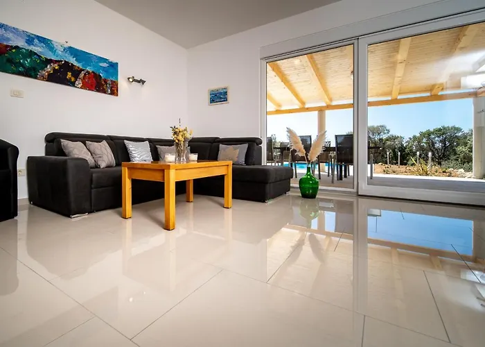 Villa Sea View *big Pool * Bbq * Direct Sea Access Kampor