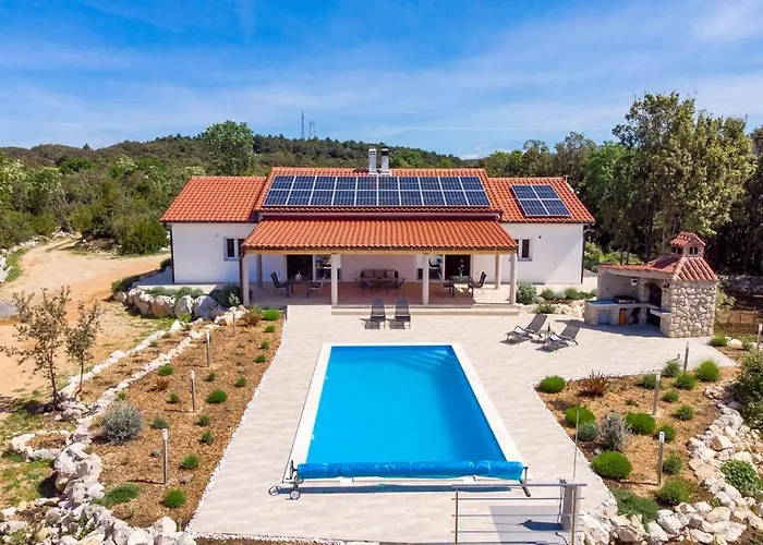 Villa Sea View *big Pool * Bbq * Direct Sea Access Kampor