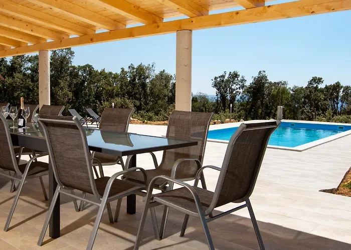 Sea View *big Pool * Bbq * Direct Sea Access Villa Kampor
