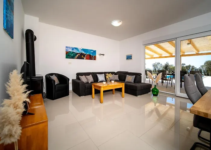 Sea View *big Pool * Bbq * Direct Sea Access Kampor